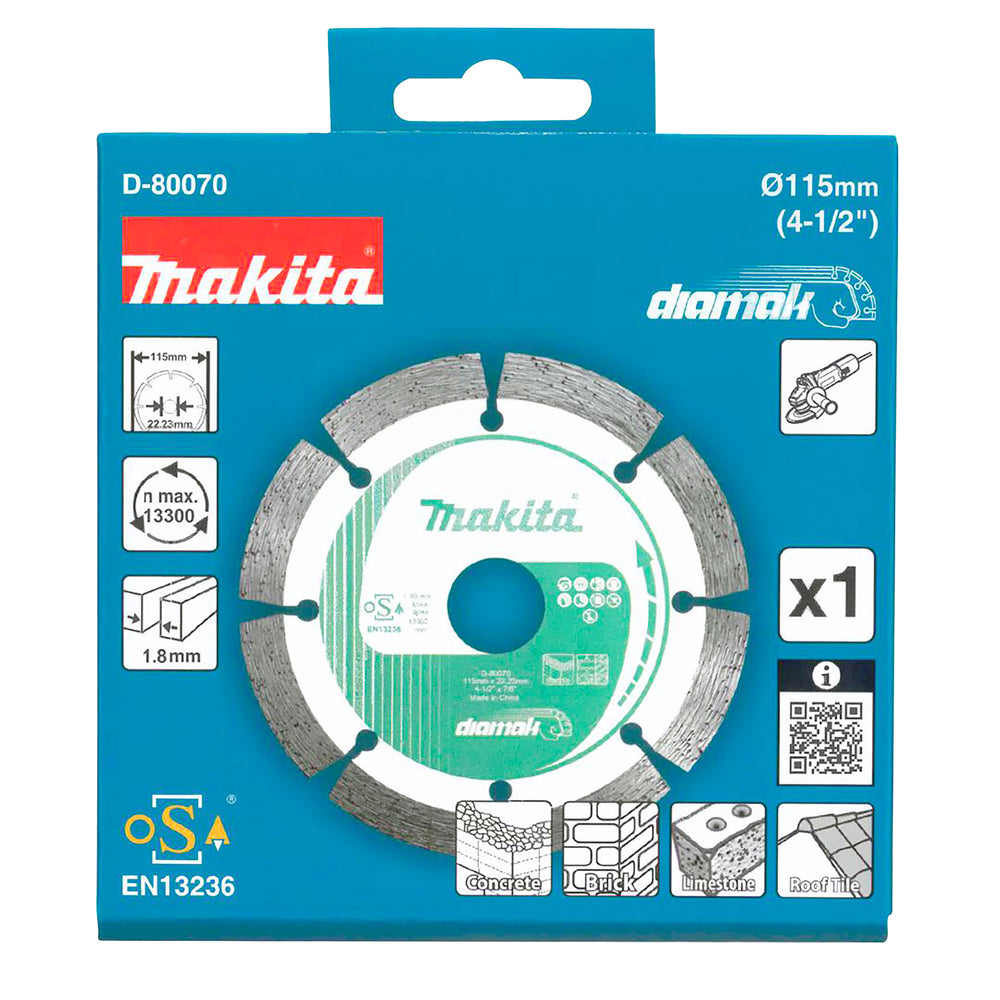D-80070 - Segmented Diamond Blade Makita D-80070 115mm - Image 4