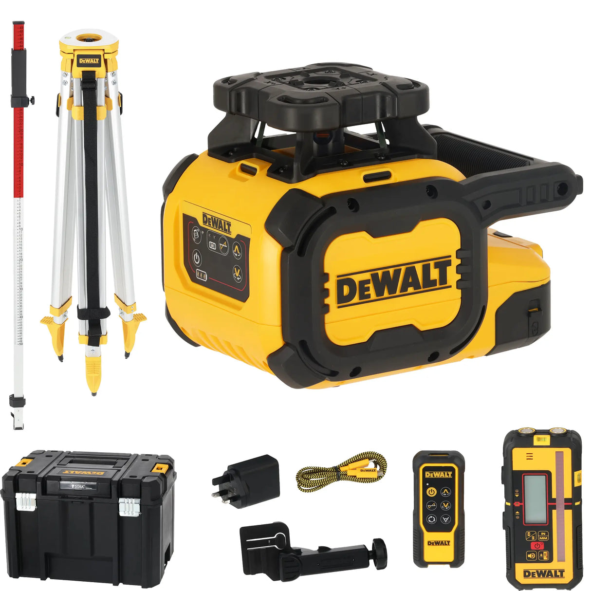 Laser rotativo rosso Dewalt DCLE15211-QW