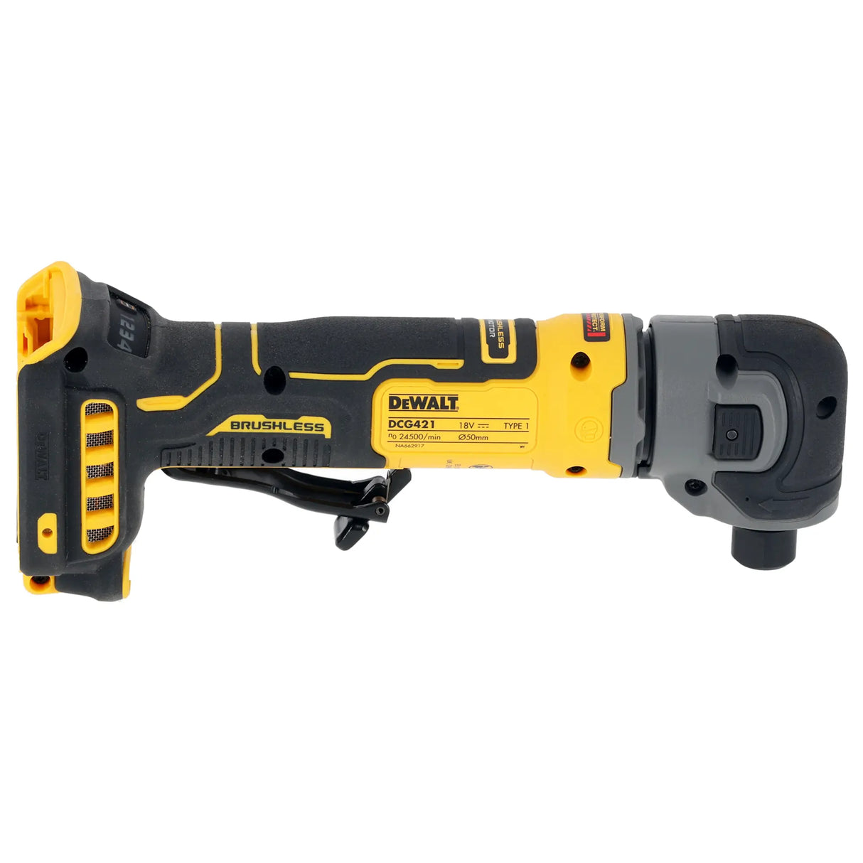 Dewalt DCG421N-XJ 18V axialslip