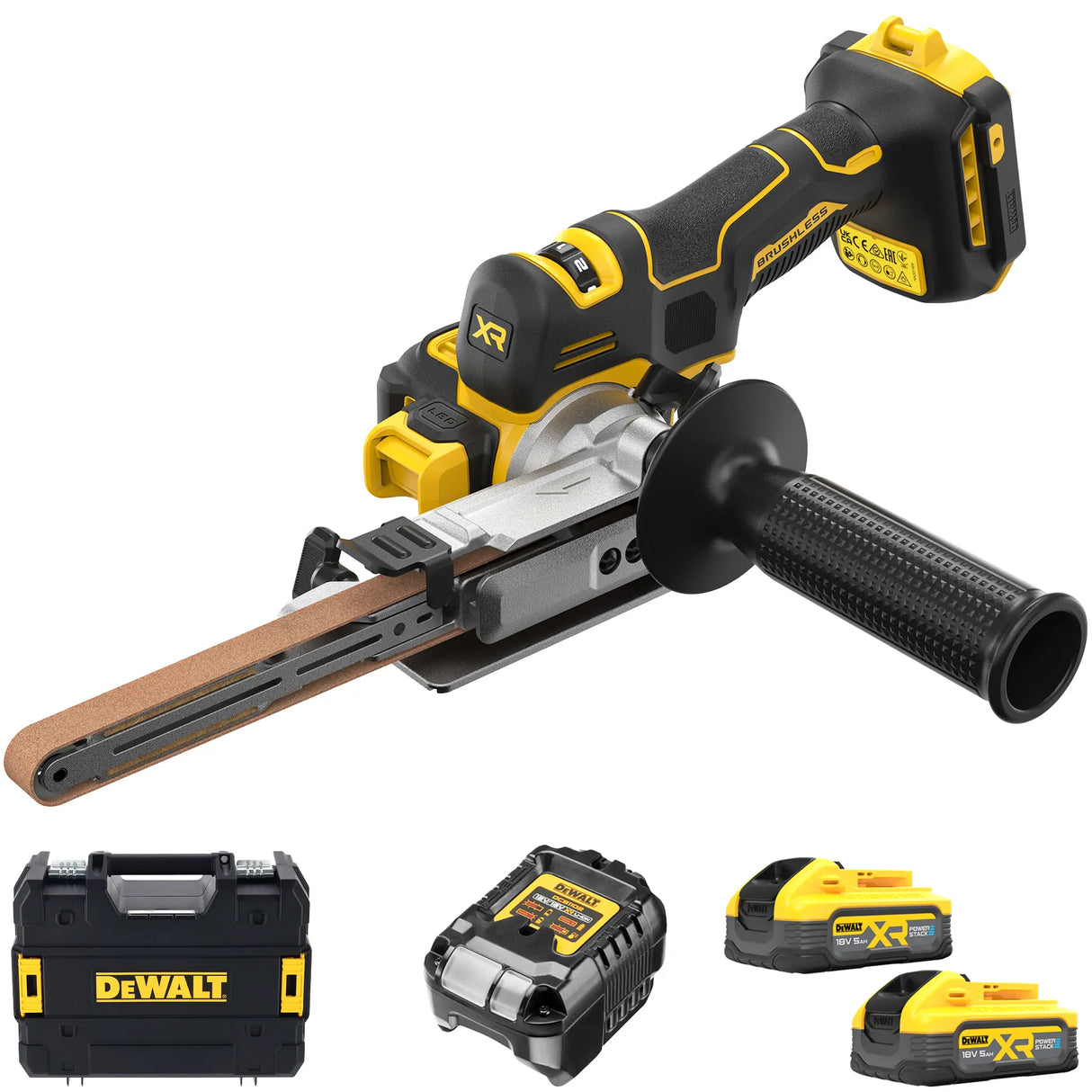 Lima a nastro Dewalt DCM200E2T-QW 18V 1.7Ah