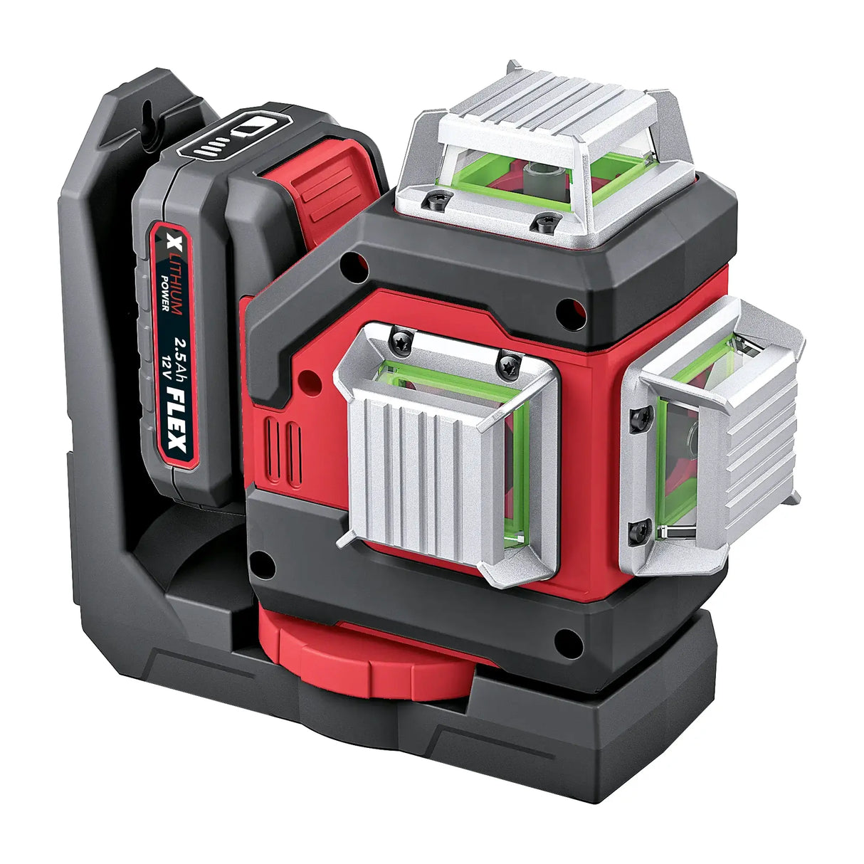 Laser a croce Flex ALC 3/360-G/R 12 Set 12V 2.5Ah