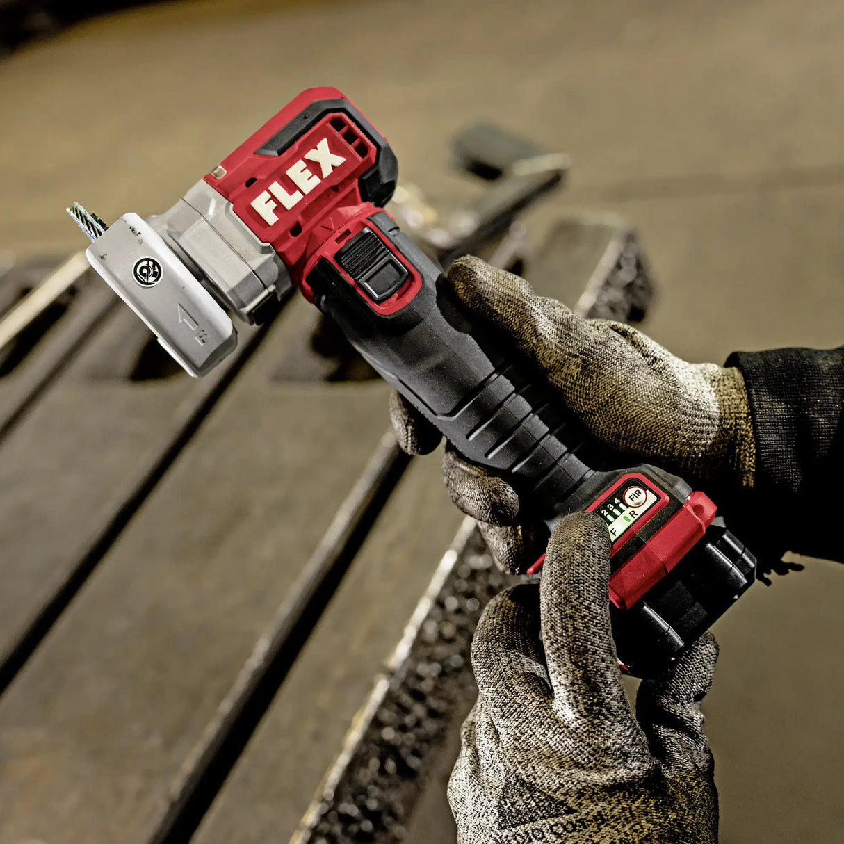 Flex LBE 76 12V EC C vinkelslip