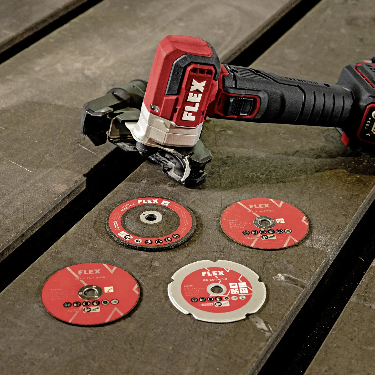 Smerigliatrice angolare Flex LBE 76 12V EC C