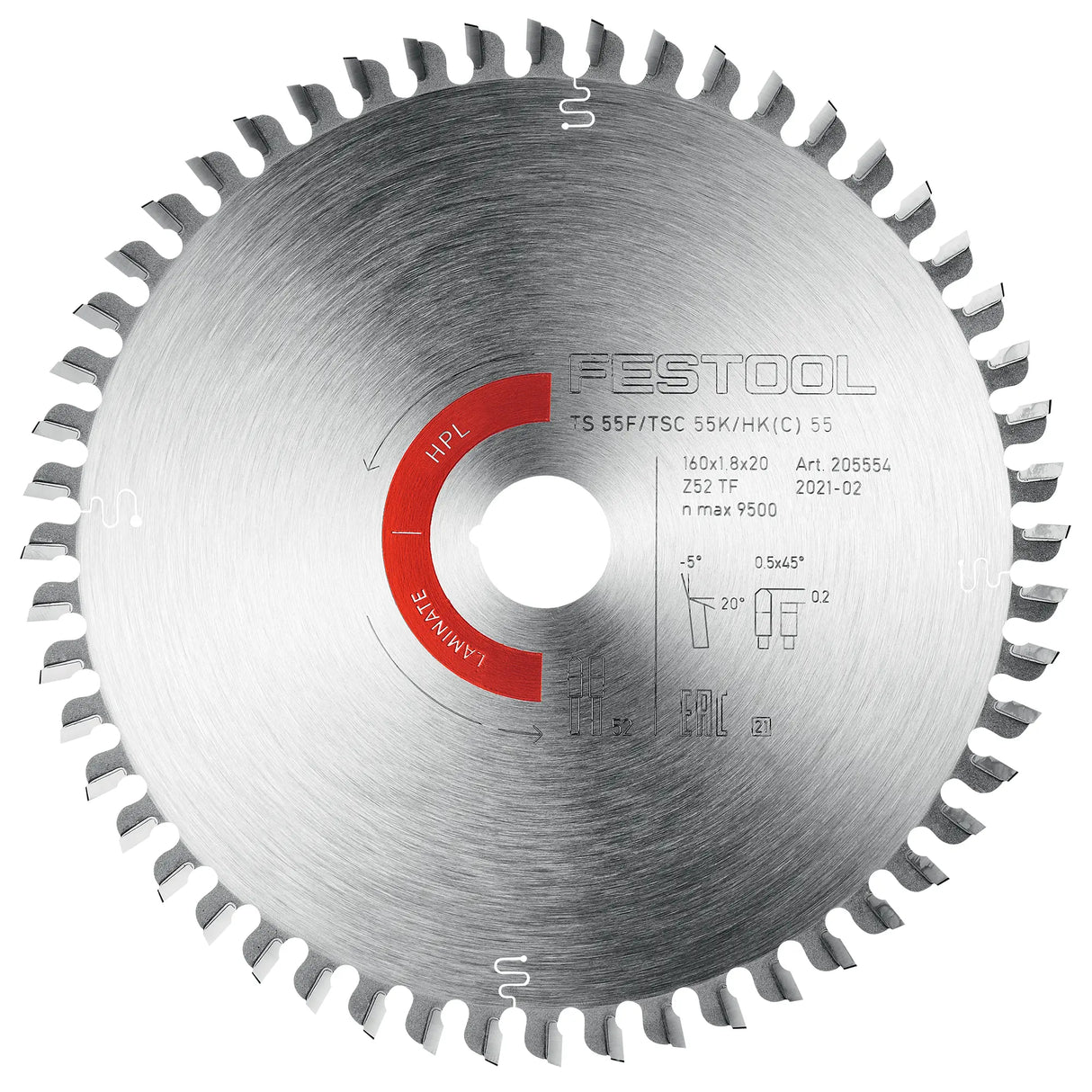 Lama Laminate HPL Festool HW 160x1,8x20 TF52