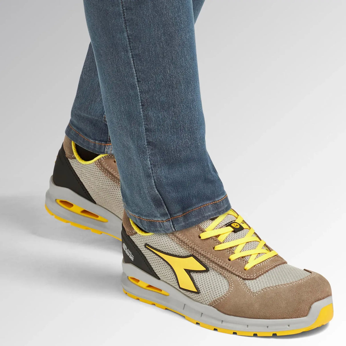 Scarpa Antinfortunistica Diadora Run A.Box Lox S1PS Wind Gray