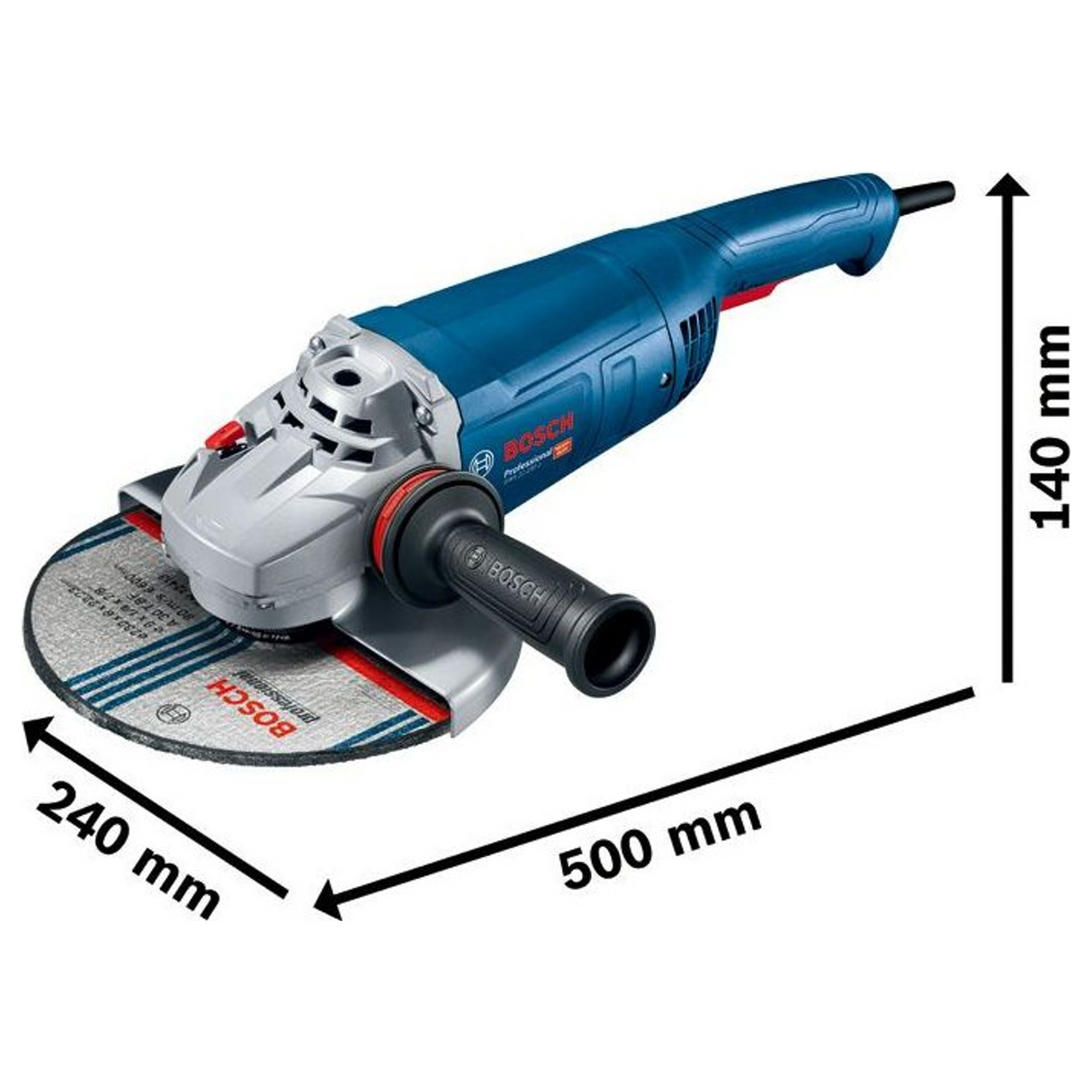 06018C1300 - Bosch GWS 22-230 J PRO 2200W kvarn - Bild 19