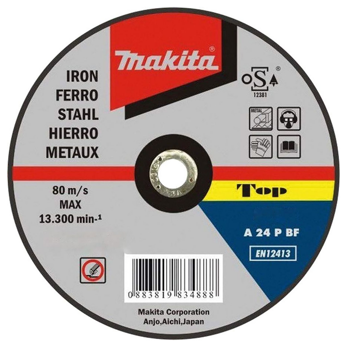 P-52984 - Slipskiva Makita P-52984 125x6,4mm A24P - Bild 2