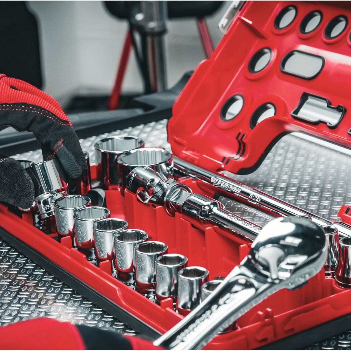 SL.DBOX1GRPPB - Facom SL.DBOX1GRPPB 1/2" OGV Grip 21-delars hylsnyckelsats - Bild 11