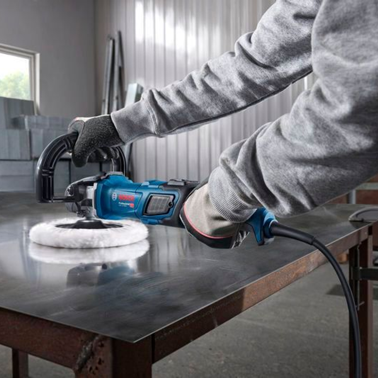 0601389200 - Bosch Professional GPO 14-180 S PRO 1400W Polermaskin - Bild 22