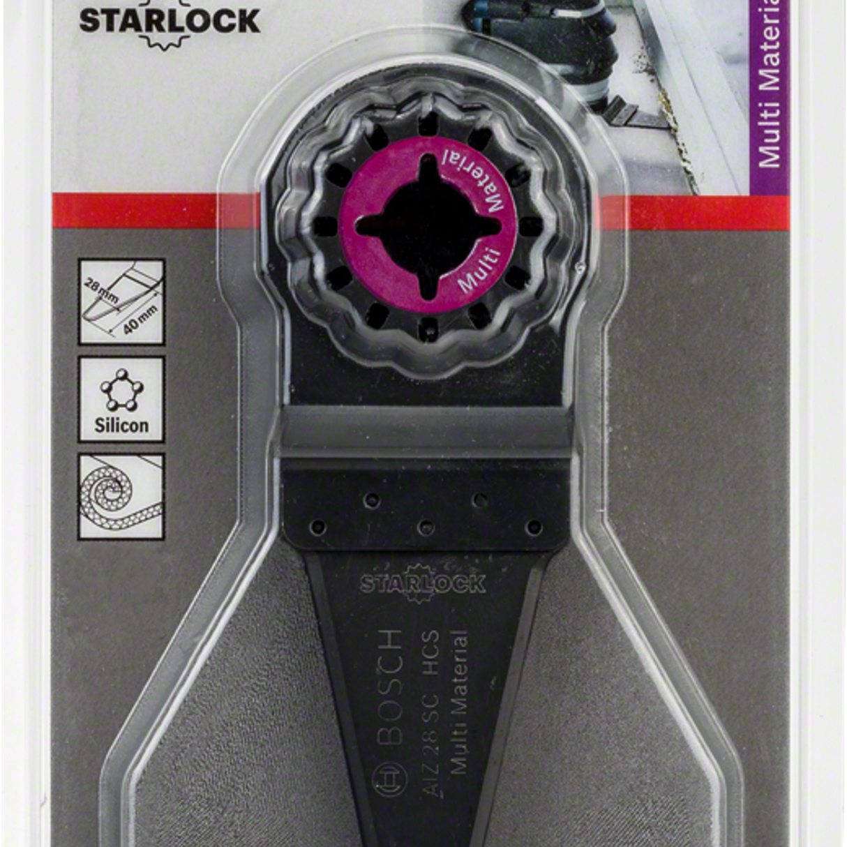 2608661691 - Cutter for Multitools Bosch Professional AIZ 28 SC HCS Starlock - Image 2