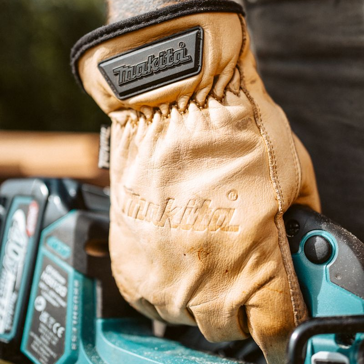 P-84632 - Makita P-84632 Läderhandskar för koförare Storlek L - Bild 7