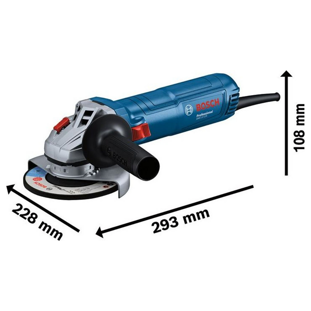 06013A6101 - Grinder Bosch GWS 12-125 PRO 1200W - Image 20