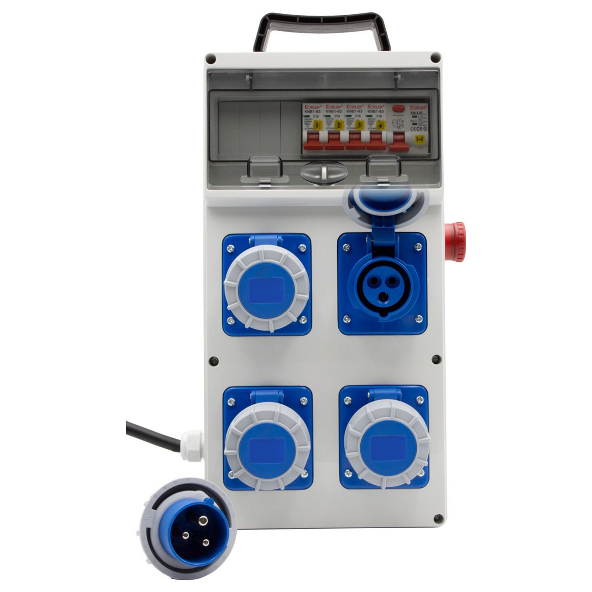 1154857220 - Brennenstuhl BSV 4 ITRE2 EMO 3500W strömfördelare - Bild 3