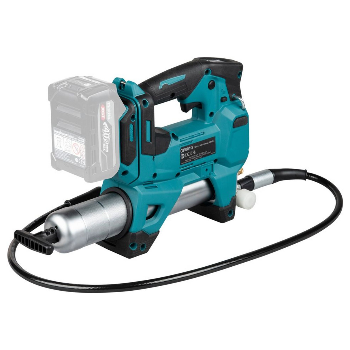 GP001GZ02 - Pistola per grasso Makita GP001GZ02 40V - Immagine 5