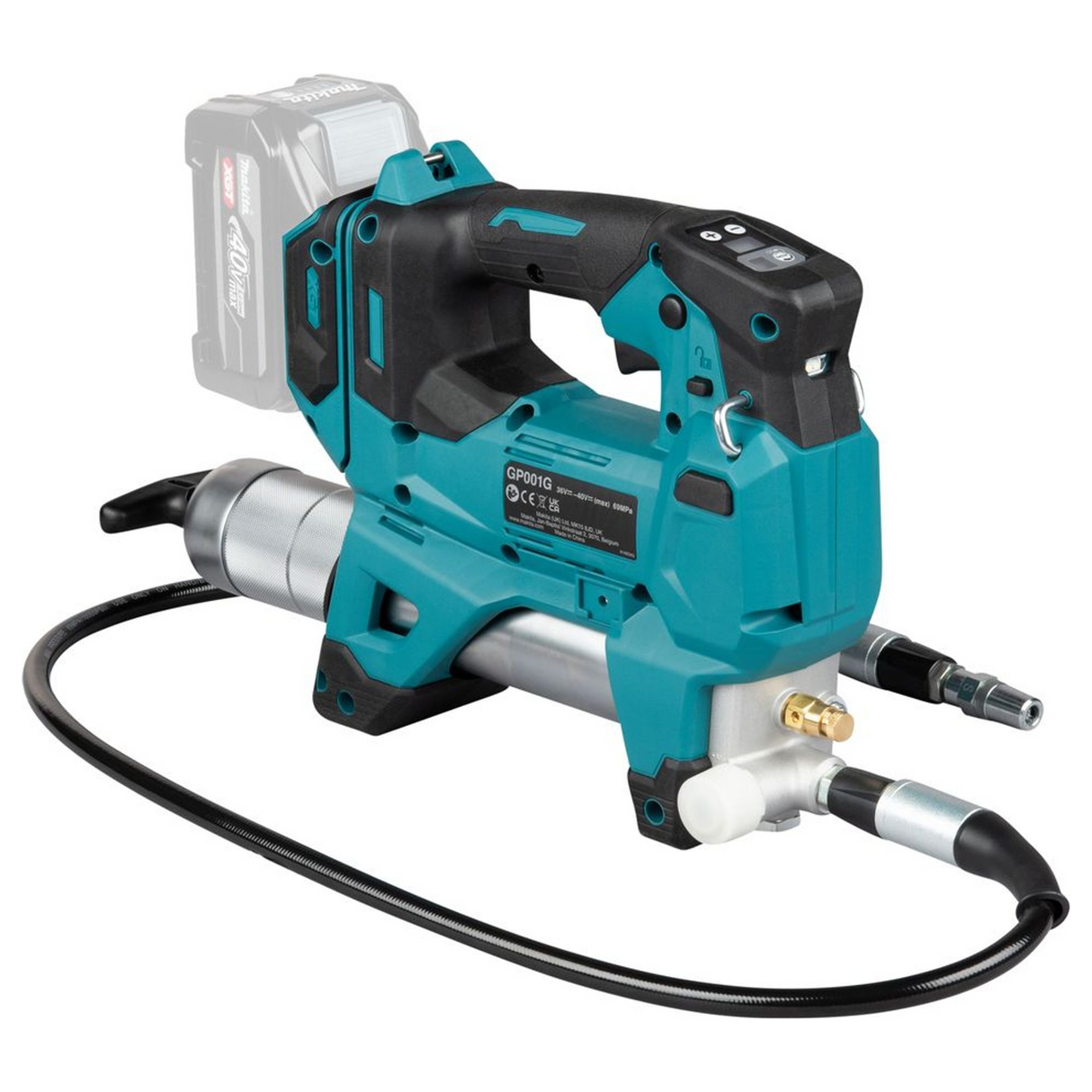 GP001GZ02 - Pistola per grasso Makita GP001GZ02 40V - Immagine 7