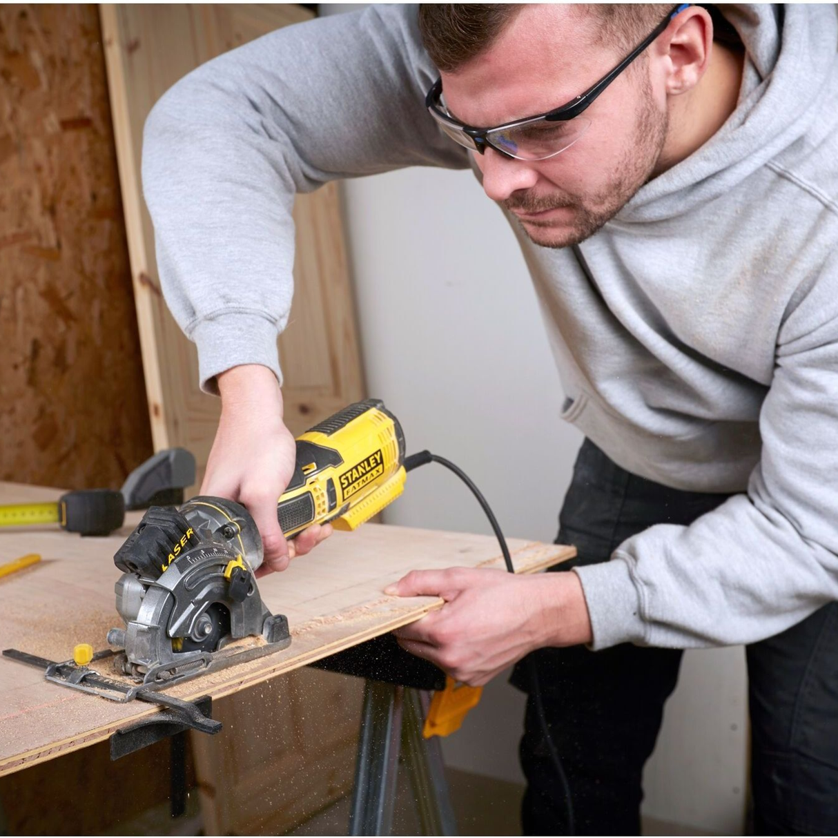 FME380K-QS - Stanley FatMax FME380K 650W Minicirkelsåg - Bild 4