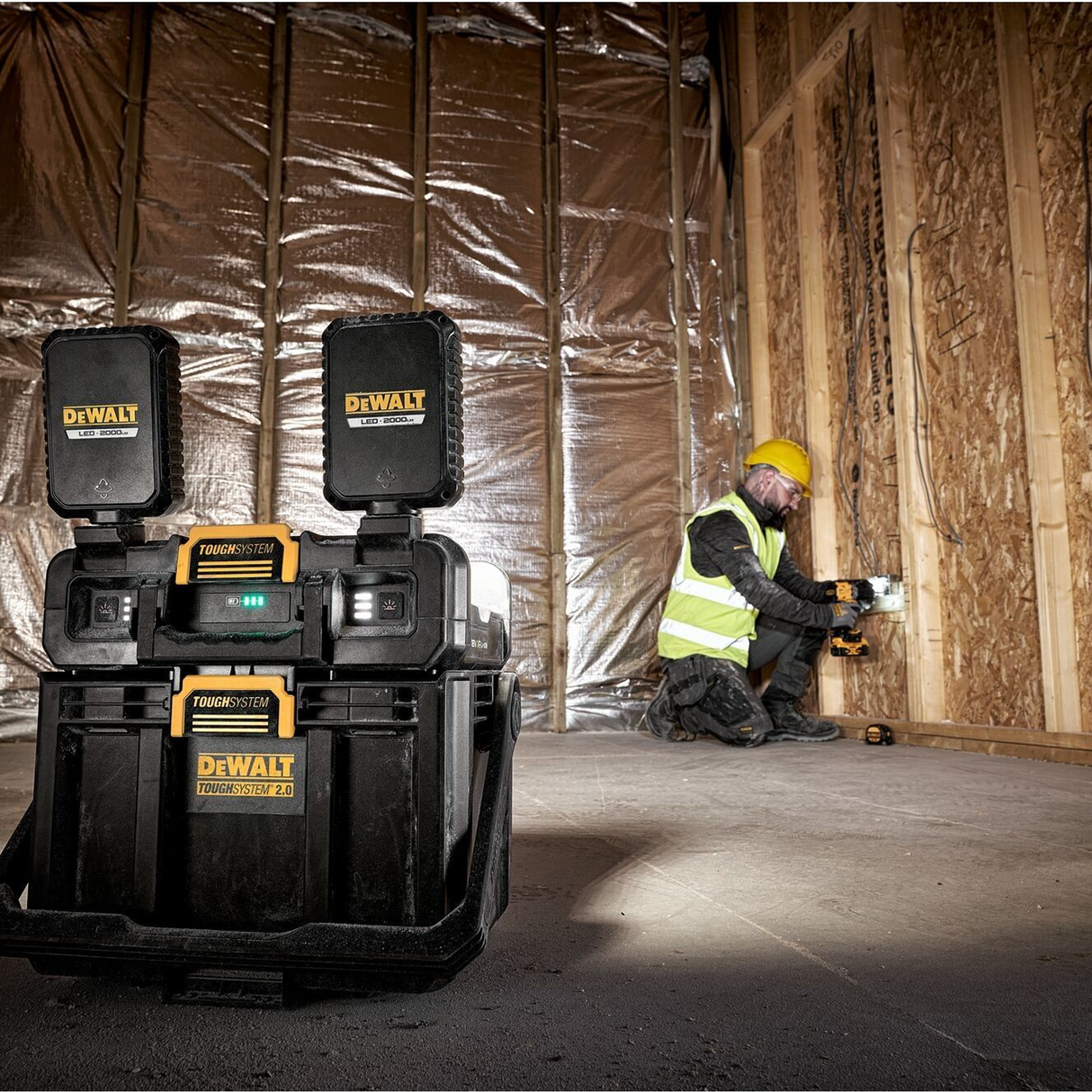 DWST08061-1 - Dewalt DWST08061-1 ToughSystem 2.0 18V Byggarbetsplatsbelysning - Bild 6