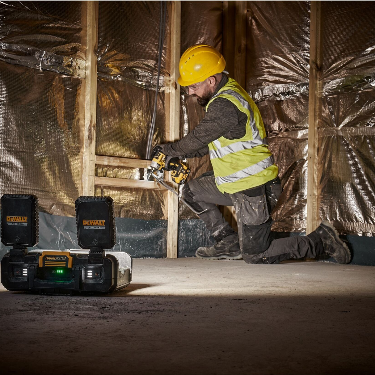 DWST08061-1 - Dewalt DWST08061-1 ToughSystem 2.0 18V Byggarbetsplatsbelysning - Bild 7