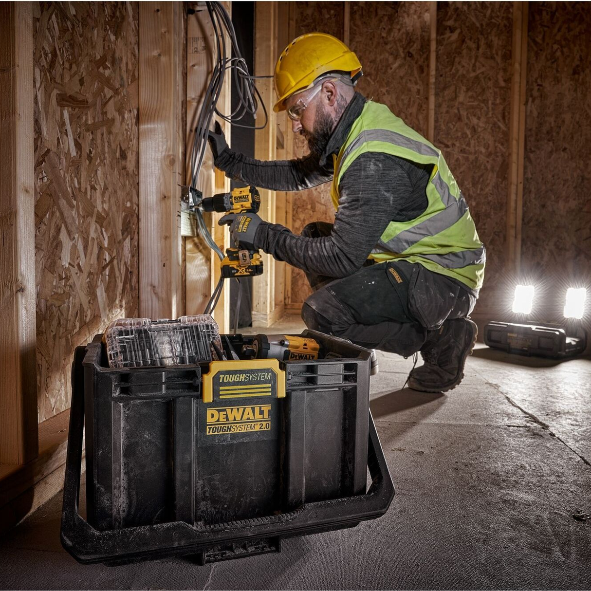 DWST08061-1 - Dewalt DWST08061-1 ToughSystem 2.0 18V Byggarbetsplatsbelysning - Bild 10