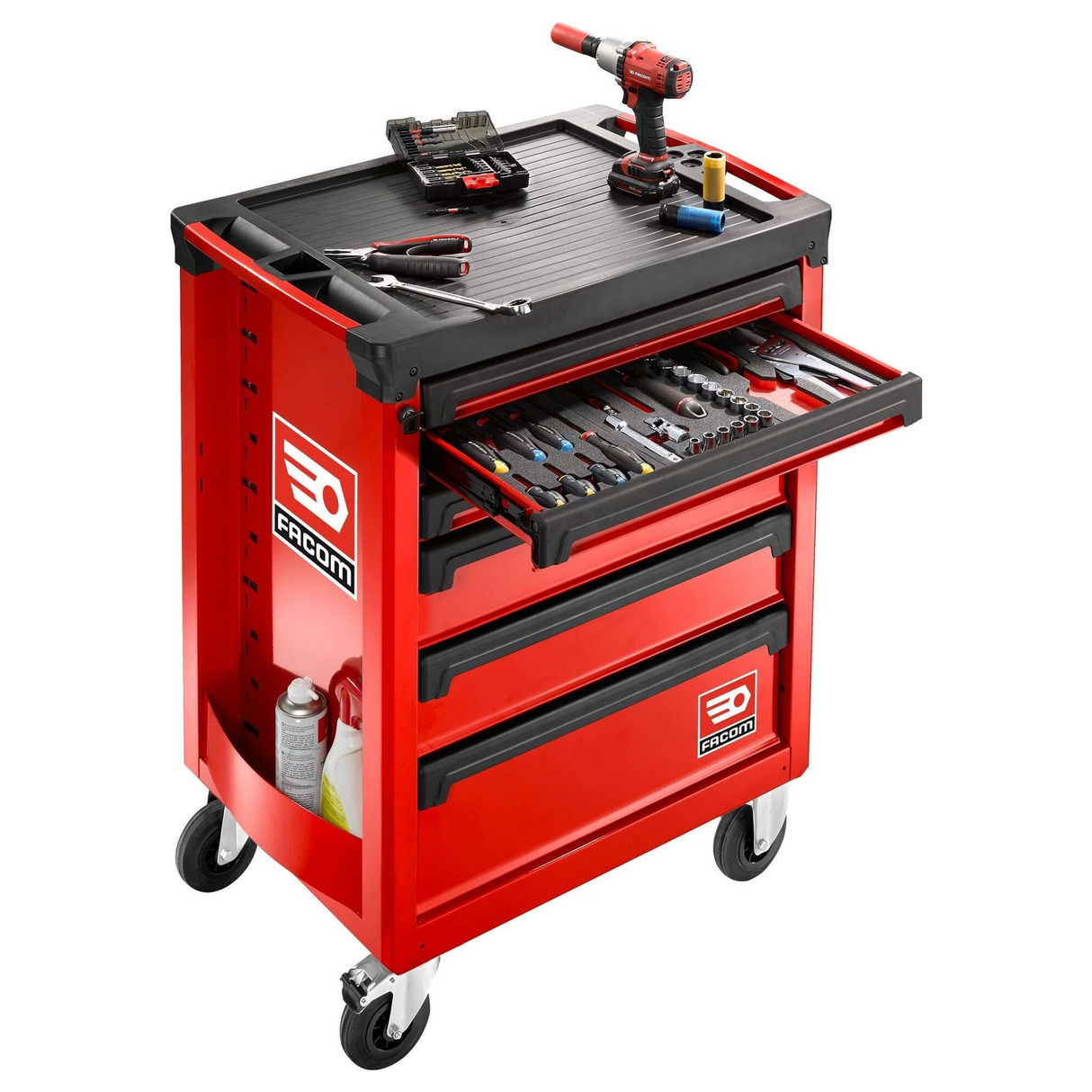 ROLL.6M3A - Facom ROLL.6M3A Mobile Drawer Unit with 6 Drawers - Image 12