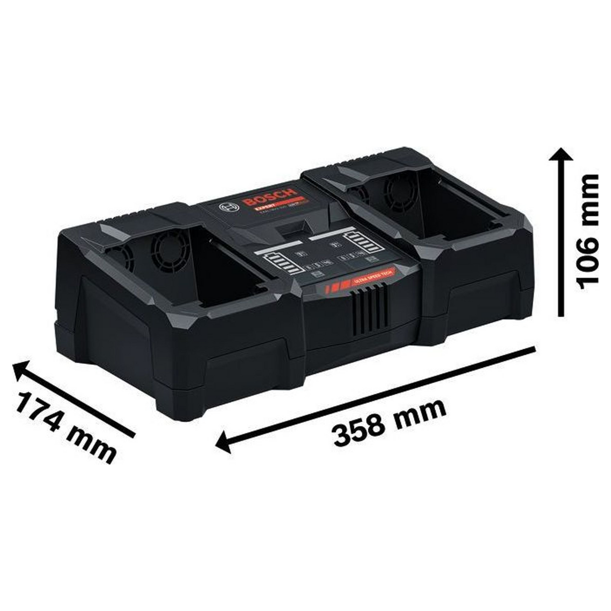 1600A02YG5 - Battery Charger Bosch Professional EXAL18V2-320 18V - Image 18