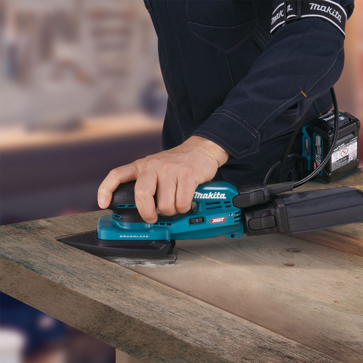 BO006CGZ - Delta Orbital Sander Makita BO006CGZ 40V - Image 24