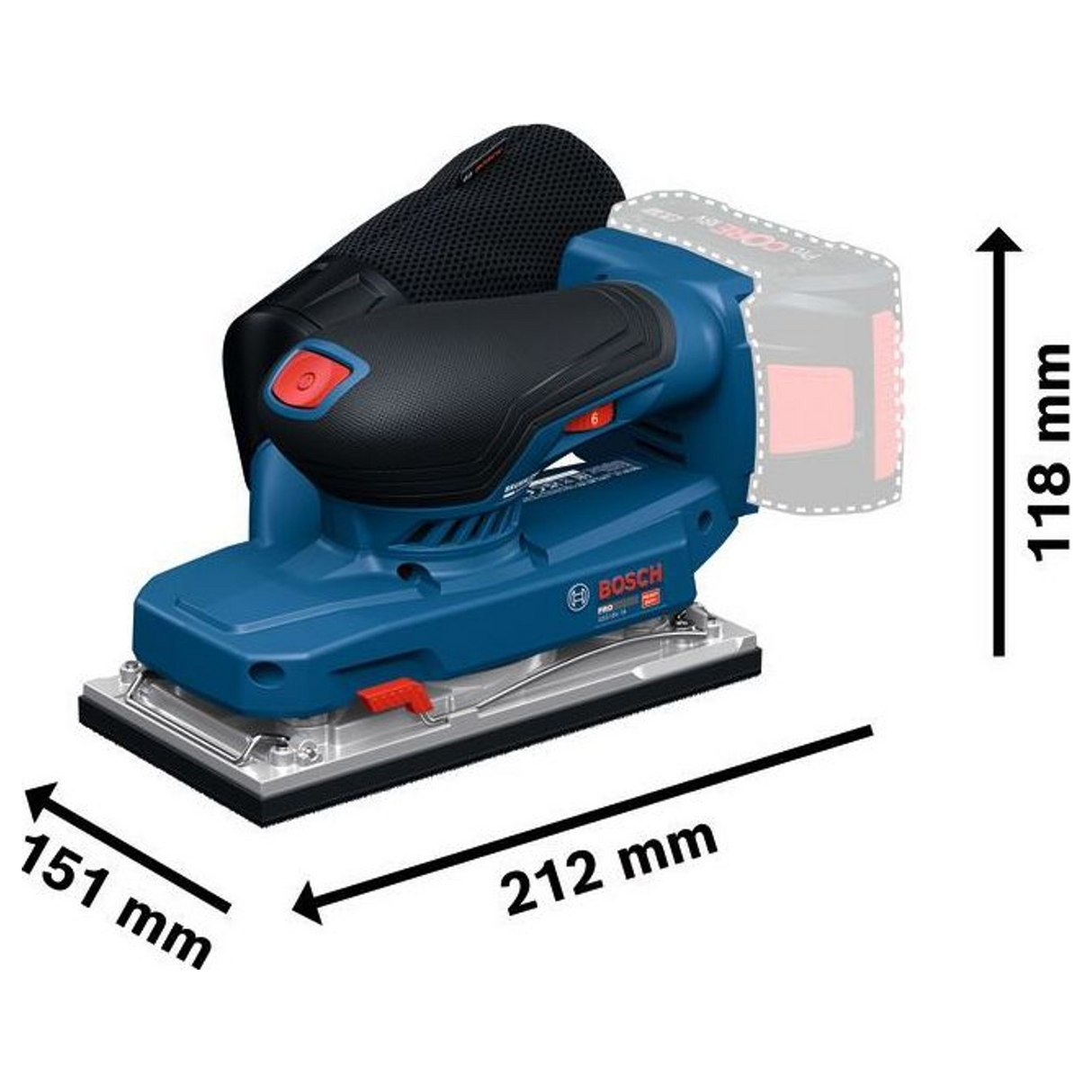 06019R7001 - Sander Bosch GSS18V-18 PRO 18V - Image 15