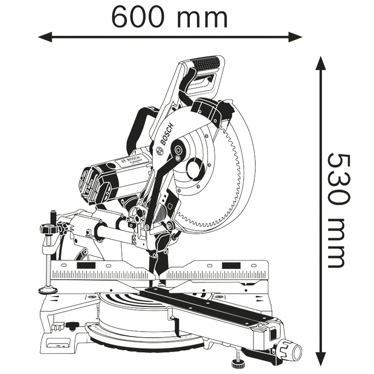 Radial cutting machine Bosch GCM 12 SDE