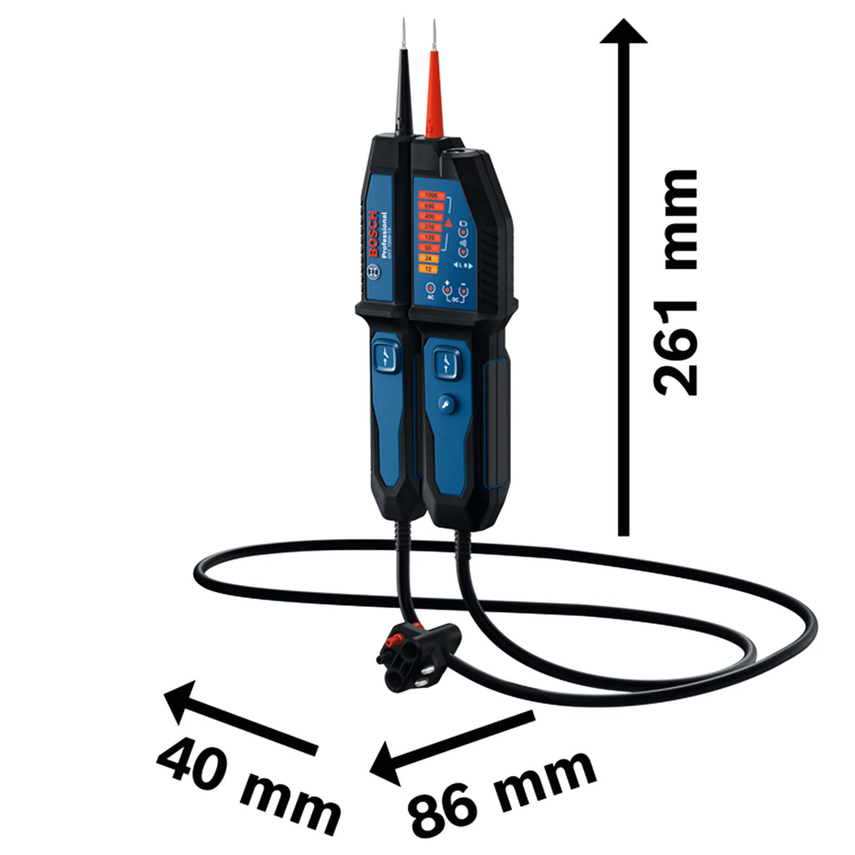 Tester di Tensione Bosch GVT 1000-15