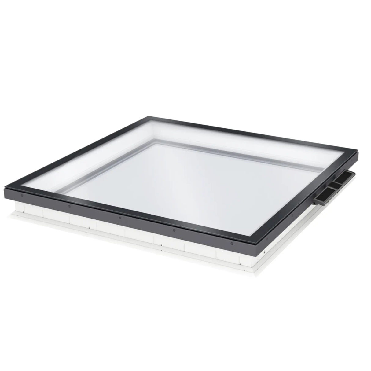 Flat roof window with flat glass Velux CVU S3X201