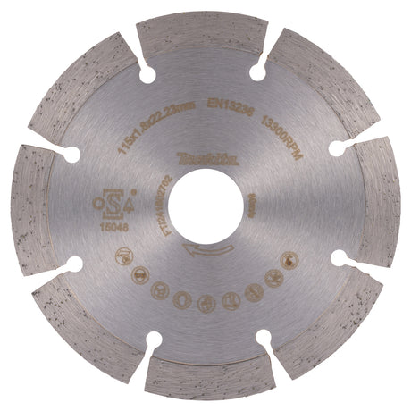 D-80070 - Makita D-80070 115mm segmenterad diamantklinga - Bild 3