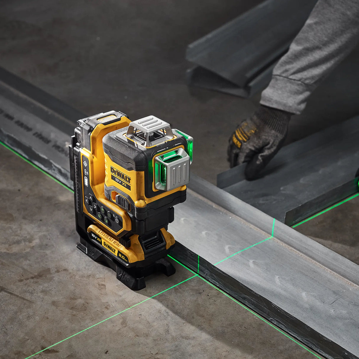 Livella Laser verde Dewalt DCLE34035D1-QW 18V 2Ah