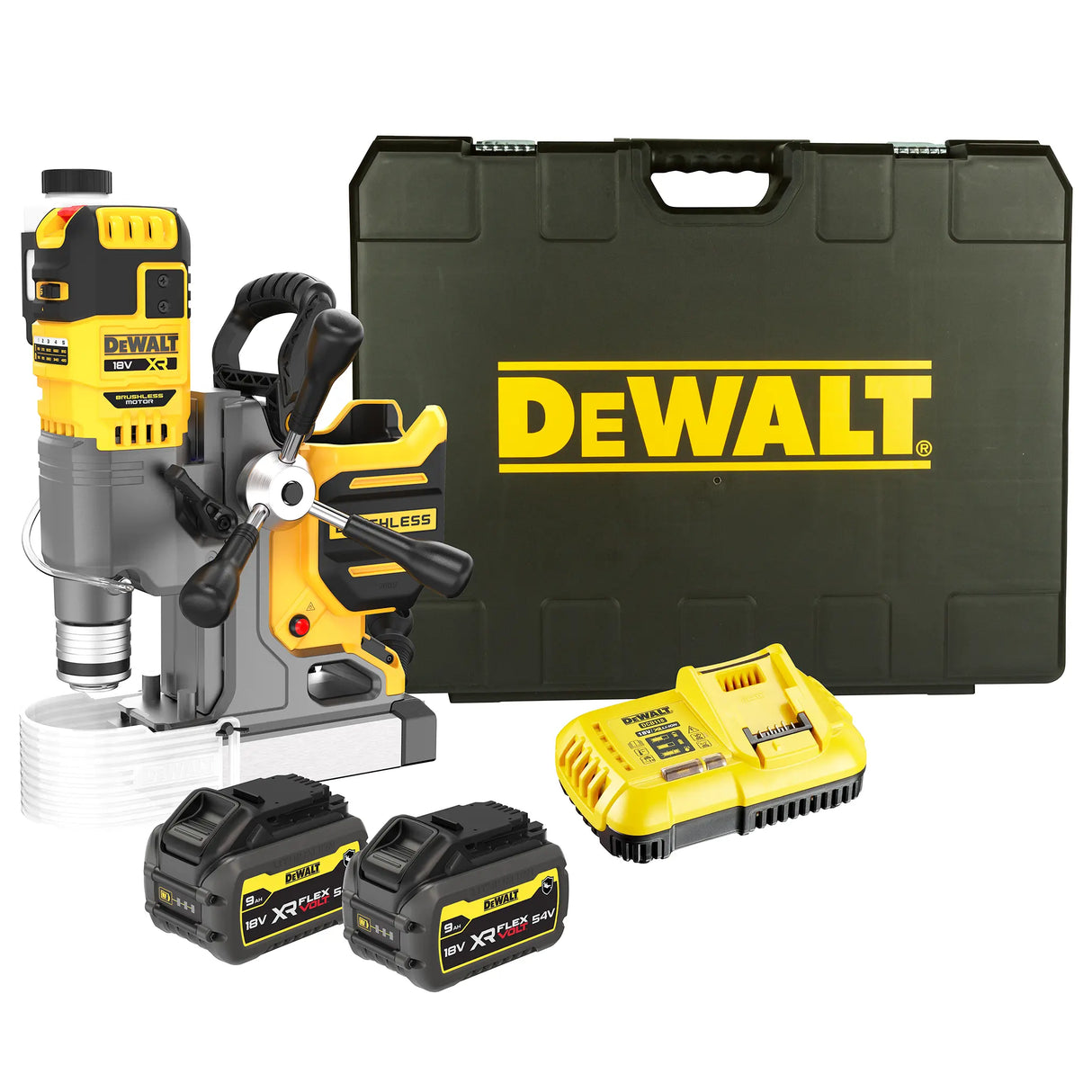Trapano magnetico a colonna Dewalt DCD1623X2G-QW 18V 9Ah