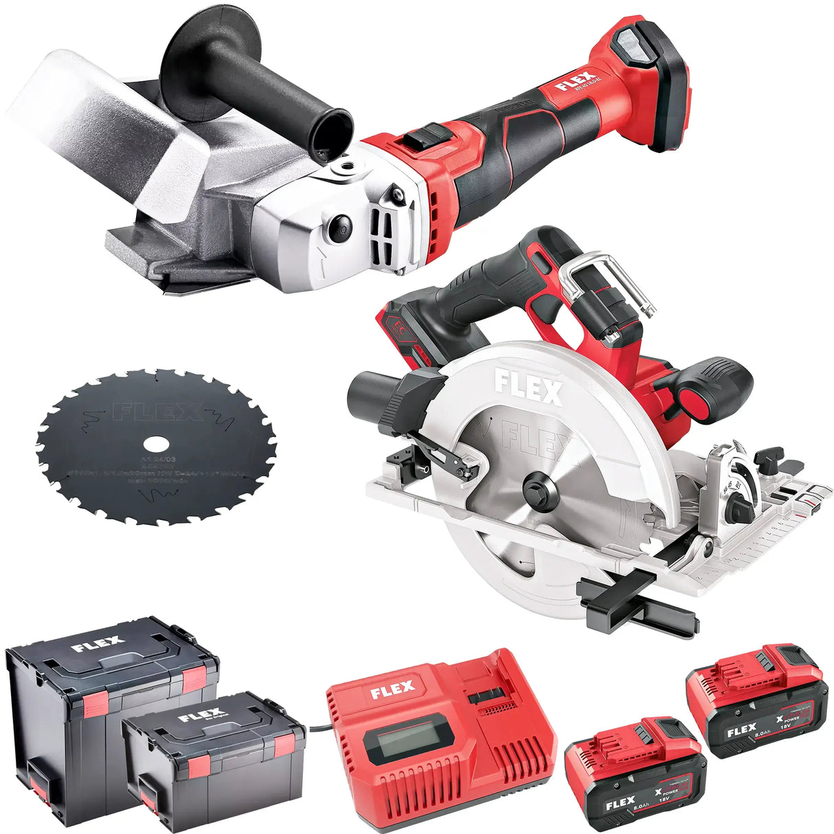 Combo Kit Flex V RFE 40 EC + CS 68 EC 18V 8Ah