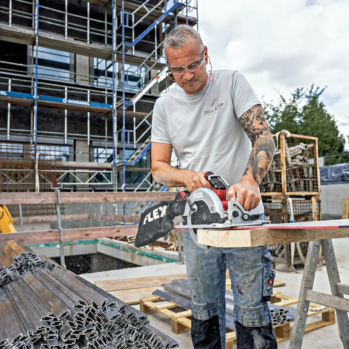 Kombinationssats Flex V RFE 40 EC + CS 68 EC 18V 8Ah