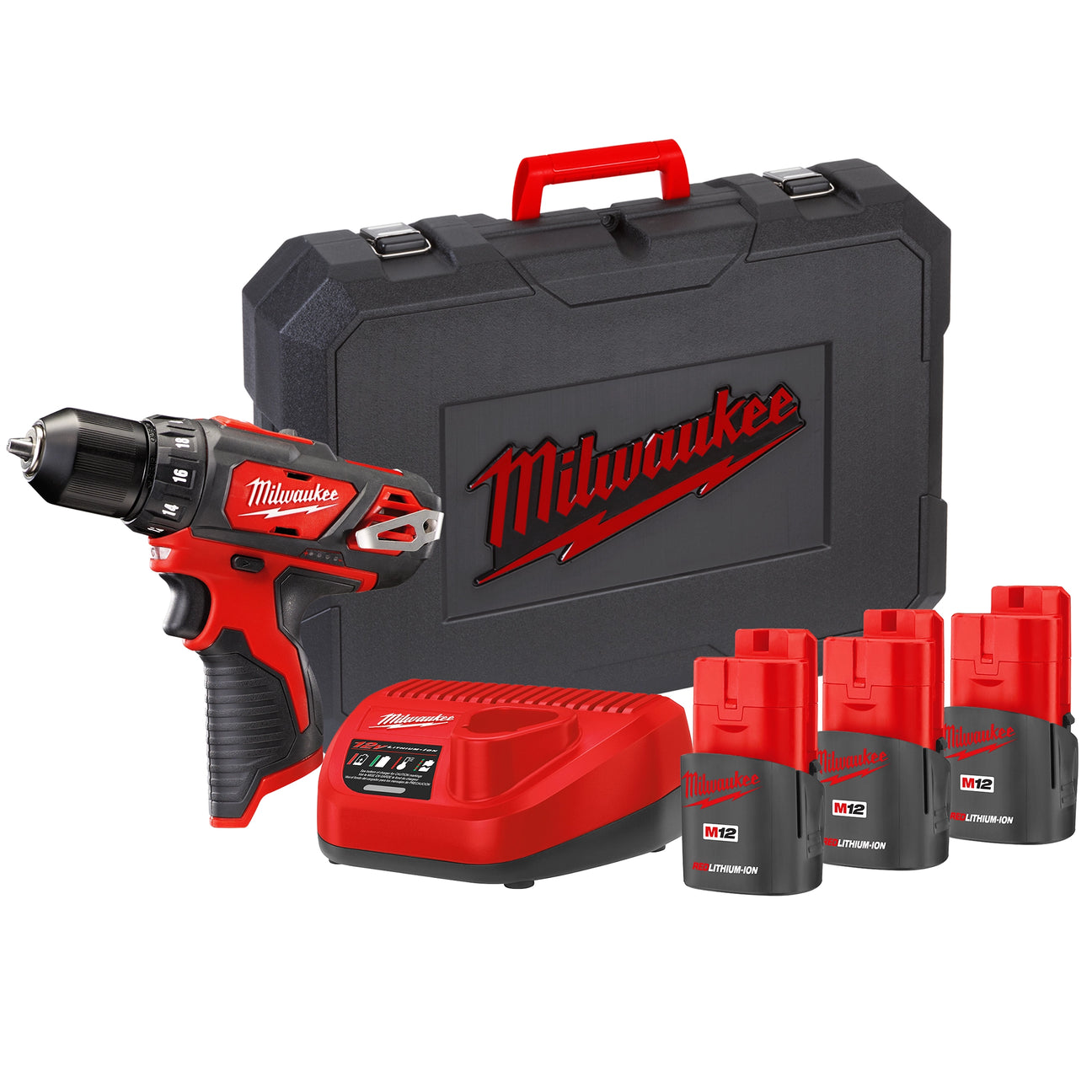 Milwaukee M12 BDD-153C 12V 1.5Ah Borrskruvdragare