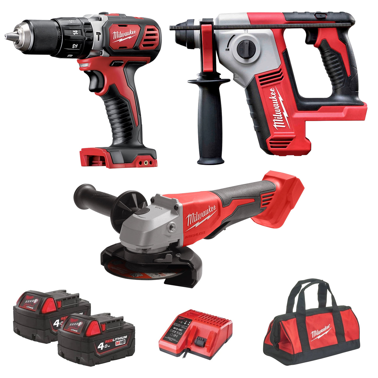 Milwaukee M18 BPP3D-543 18V 4Ah-sats