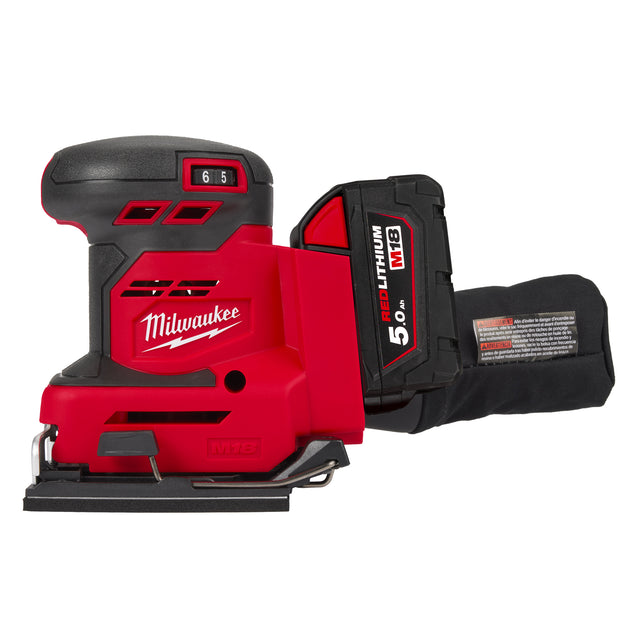 Levigatrice Milwaukee M18 BQSS-502B 18V 5Ah