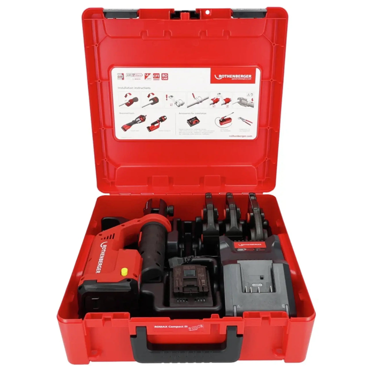 Pressatrice Rothenberger Romax Compact III Set TH16-20-26