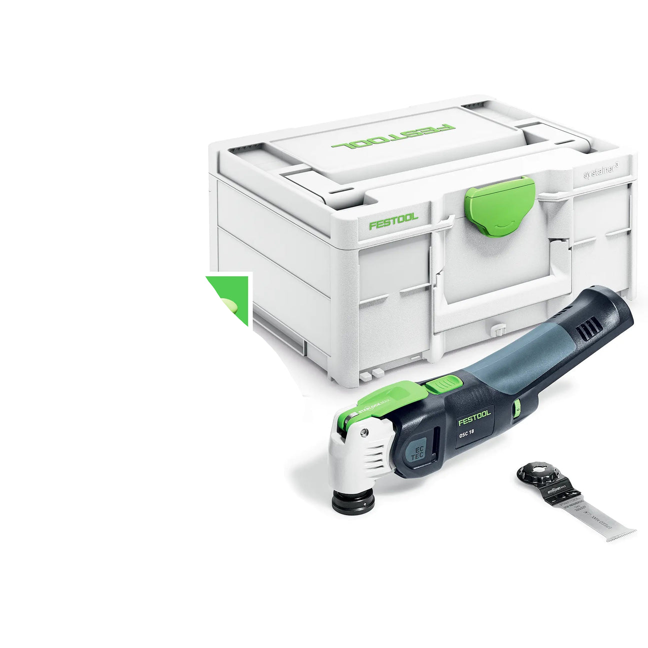 Festool OSC E-Basic 18V 4Ah Multifunktionsverktyg