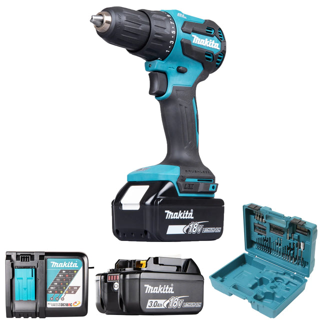 Avvitatore a percussione Makita DHP490RFX3 18V 3Ah