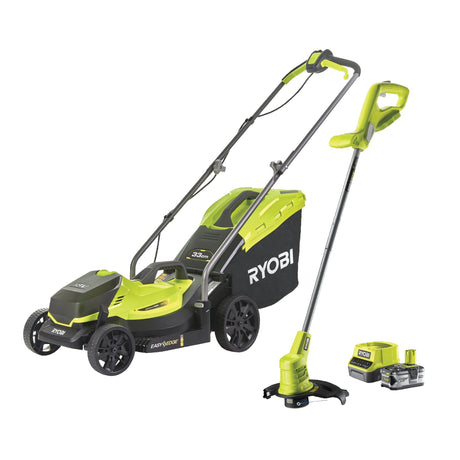 Combo Garden Ryobi RLM1833 + BLT1825M 18V 4Ah
