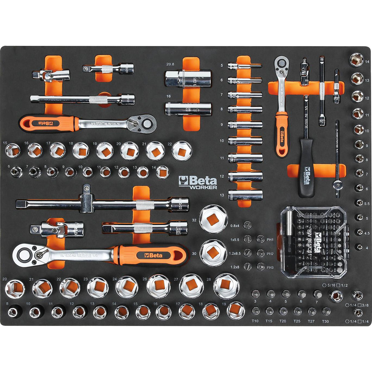 Assortimento utensili Beta 268 UT. C45PRO SOFT BW