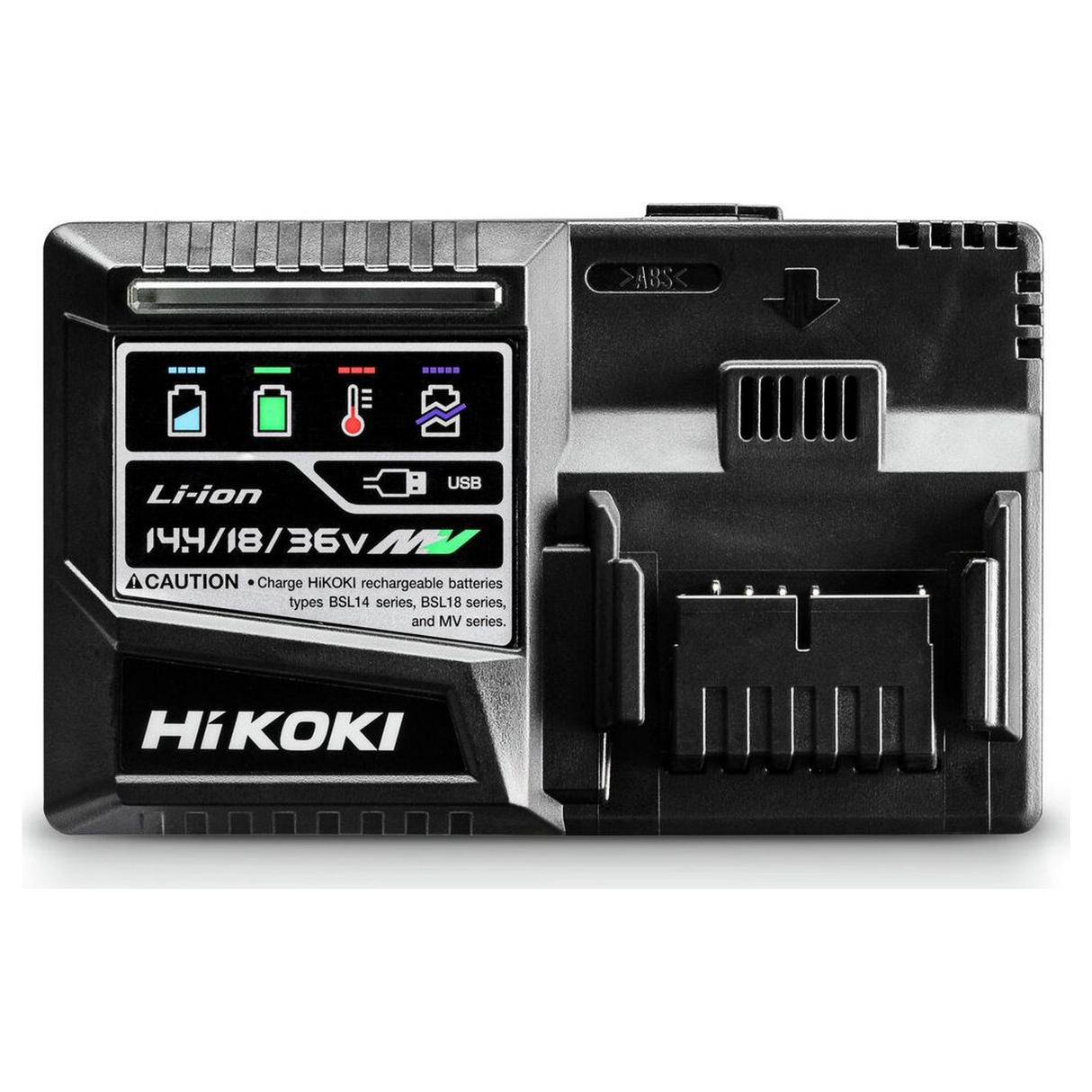 UC18YSL3WKZ - HiKOKI UC18YSL3WKZ 18V 8A snabbladdare med 2 BSL1850MA-batterier - Bild 2