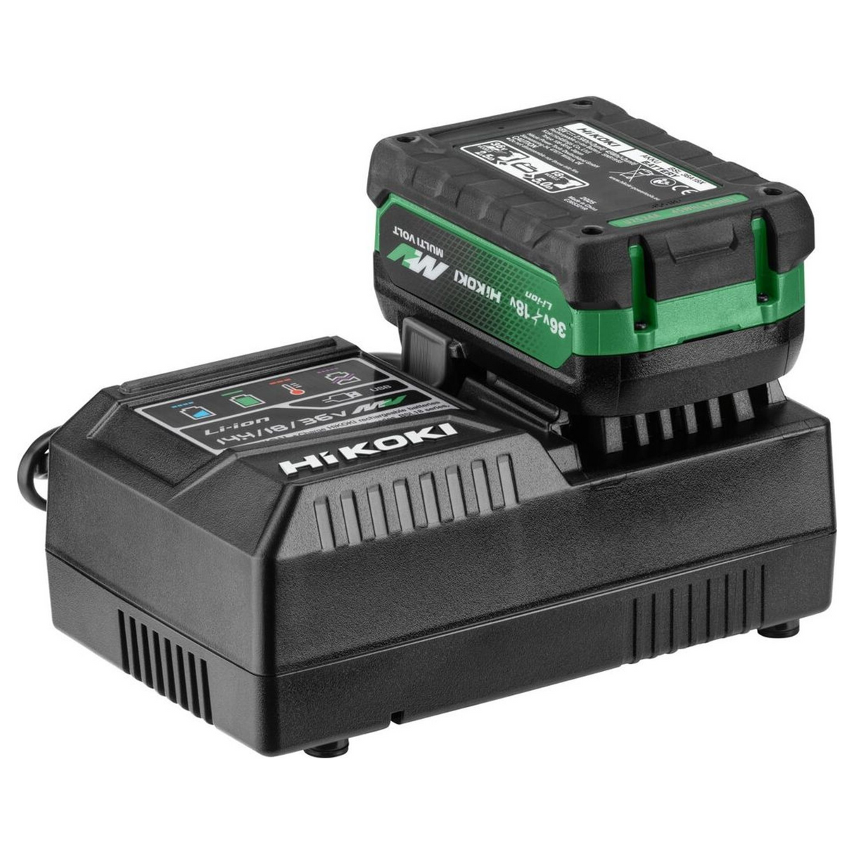 UC18YSL3WKZ - HiKOKI UC18YSL3WKZ 18V 8A snabbladdare med 2 BSL1850MA-batterier - Bild 3