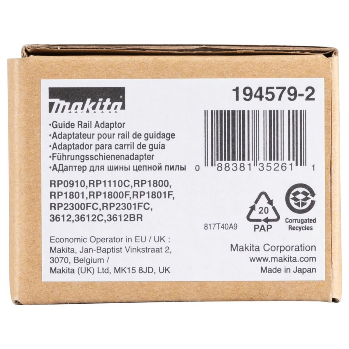 194579-2 - Makita Guide Rail Adapter 194579-2 - Bild 5