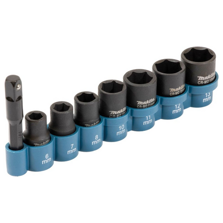 E-12289 - Impact Socket Set Makita E-12289 1/4" 8-piece - Image 2