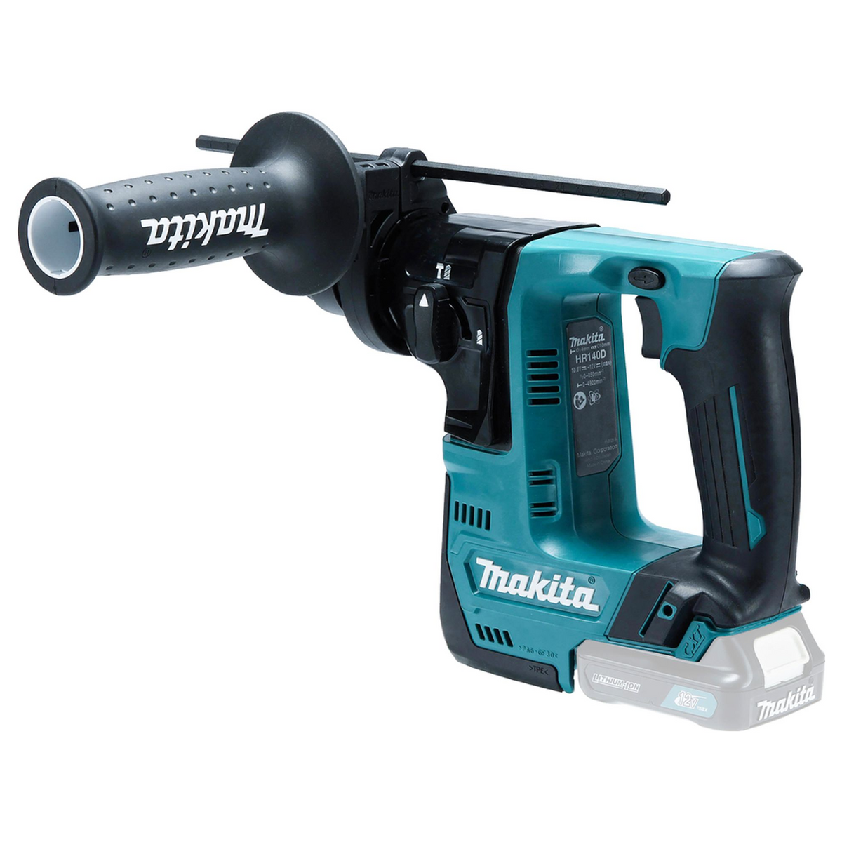 HR140DZJ - Tassellatore Makita HR140DZJ CXT 12V SDS-Plus 14mm - Immagine 3