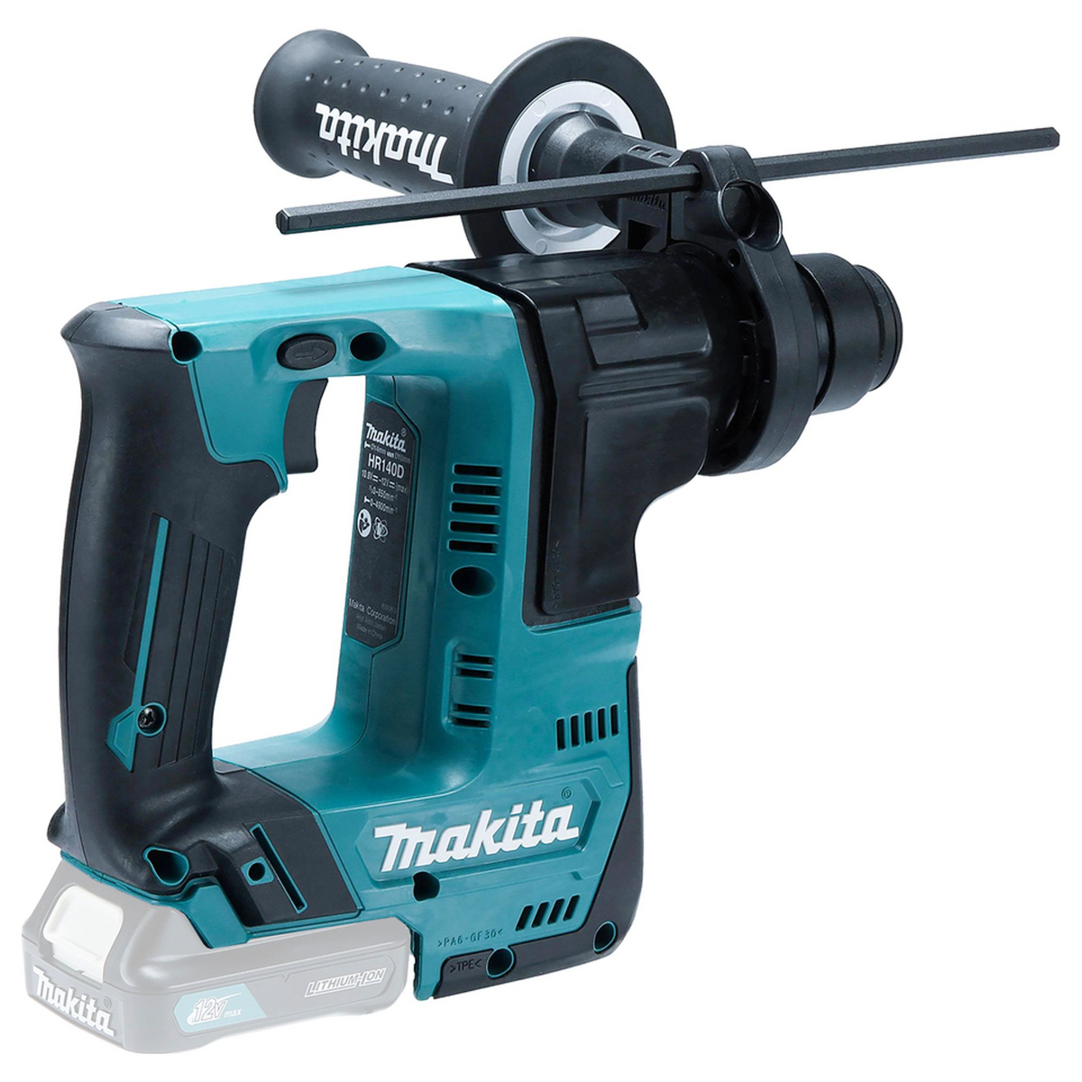 HR140DZJ - Tassellatore Makita HR140DZJ CXT 12V SDS-Plus 14mm - Immagine 5