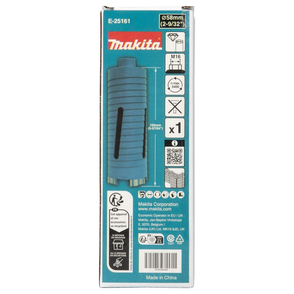 E-25161 - Makita E-25161 58mm M16 Diamantkrona - Bild 5